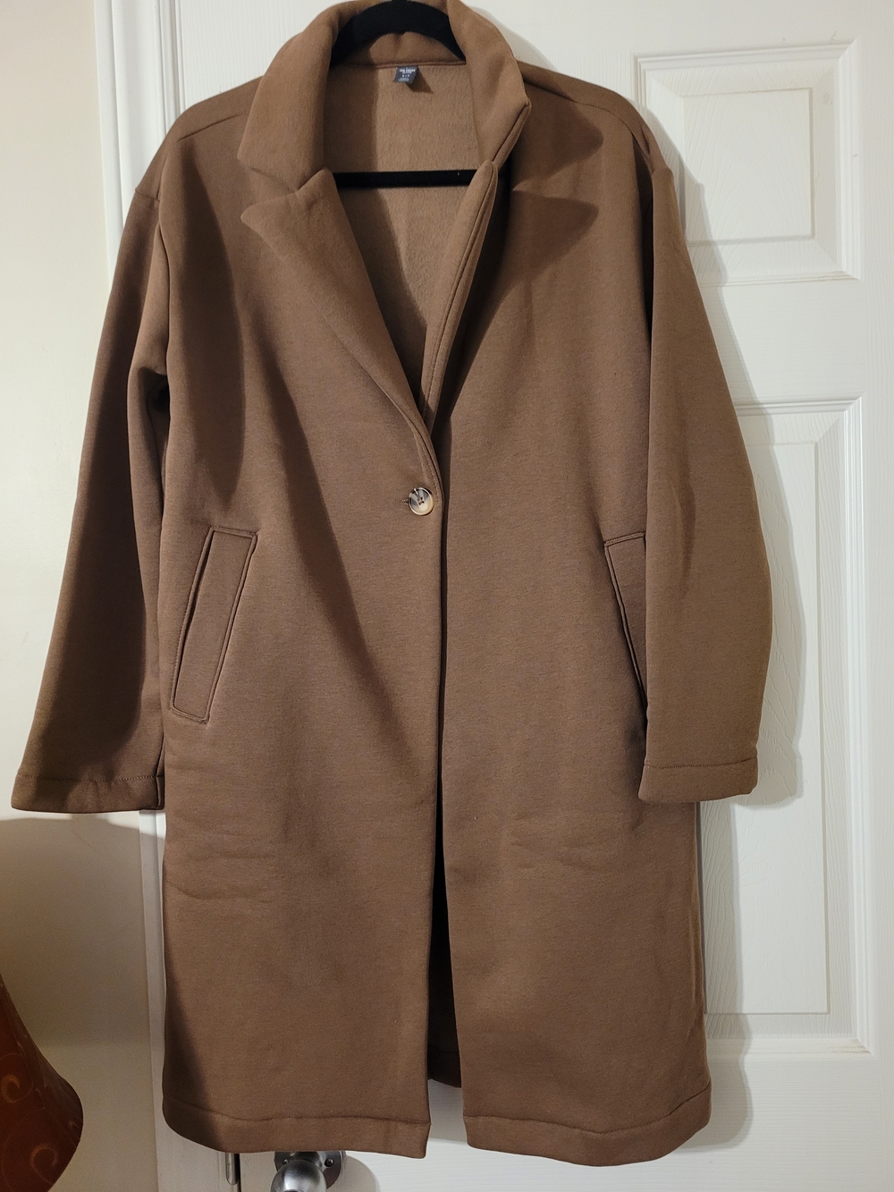 Joe Fresh Camel Single-Button 3/4 Coat